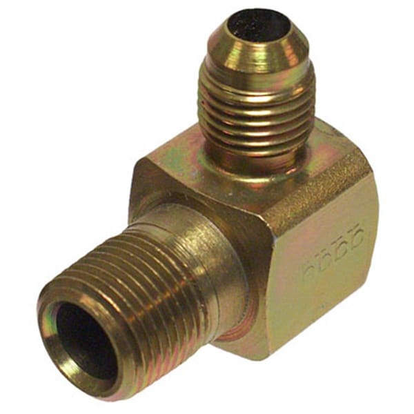 Gizmo 39007025 .37 in. Male JIC x .37 in. Male Pipe - 90 Degrees - Hydraulic Adapter GI3244736 - main